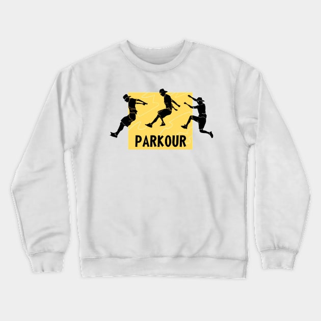 parkour Crewneck Sweatshirt by vanpaul54